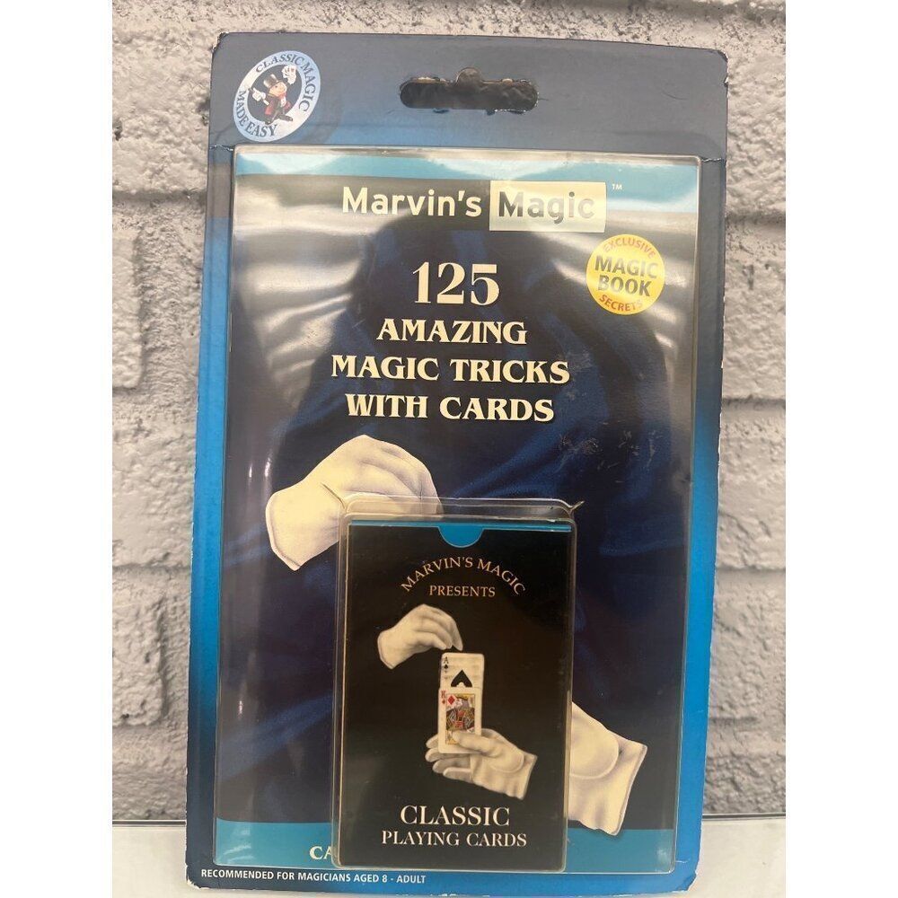 Marvin’s Magic 125 Amazing Magic Tracks With Cards (Unopened)